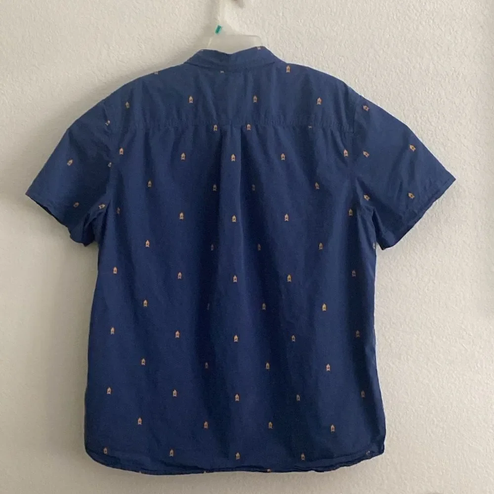 THE NORTH FACE Men’s Navy Button Up Shirt Size XL